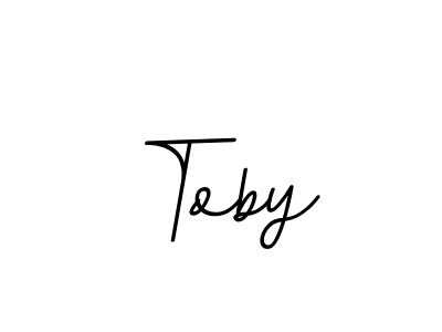 Make a beautiful signature design for name Toby. With this signature (BallpointsItalic-DORy9) style, you can create a handwritten signature for free. Toby signature style 11 images and pictures png
