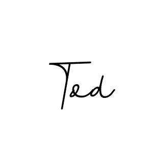 How to make Tod signature? BallpointsItalic-DORy9 is a professional autograph style. Create handwritten signature for Tod name. Tod signature style 11 images and pictures png