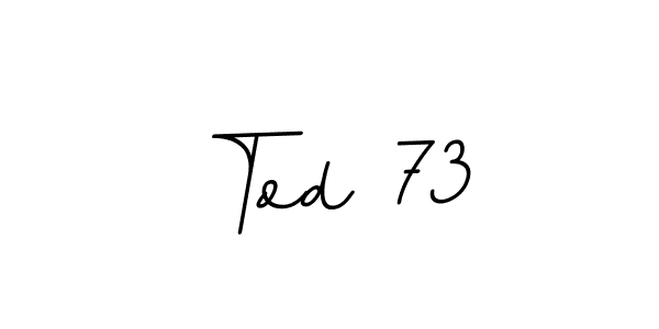 How to Draw Tod 73 signature style? BallpointsItalic-DORy9 is a latest design signature styles for name Tod 73. Tod 73 signature style 11 images and pictures png