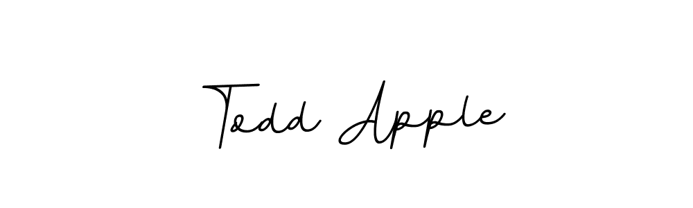 Make a beautiful signature design for name Todd Apple. With this signature (BallpointsItalic-DORy9) style, you can create a handwritten signature for free. Todd Apple signature style 11 images and pictures png