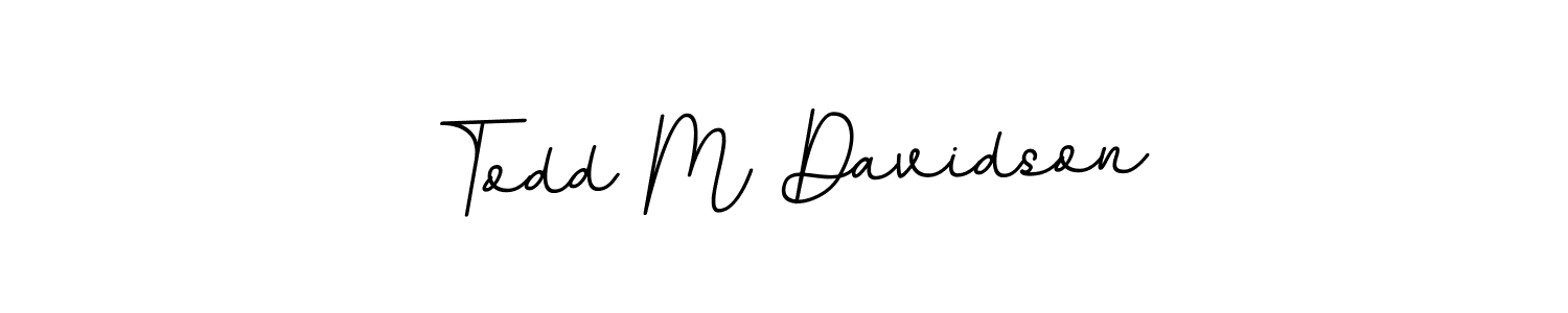 Similarly BallpointsItalic-DORy9 is the best handwritten signature design. Signature creator online .You can use it as an online autograph creator for name Todd M Davidson. Todd M Davidson signature style 11 images and pictures png