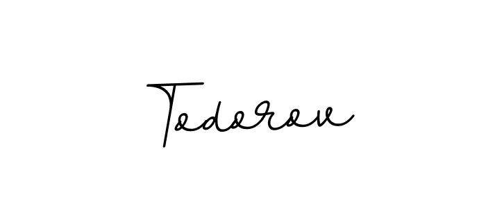 How to make Todorov name signature. Use BallpointsItalic-DORy9 style for creating short signs online. This is the latest handwritten sign. Todorov signature style 11 images and pictures png