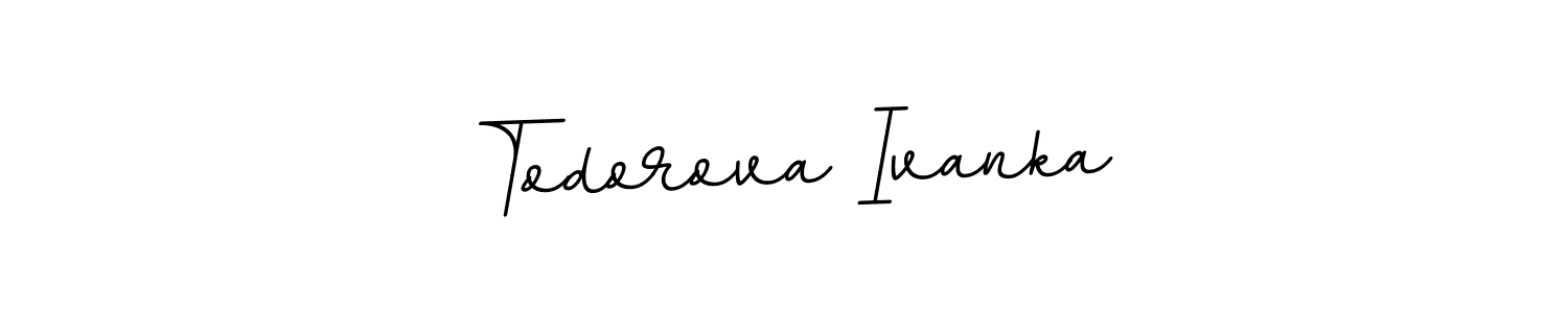 if you are searching for the best signature style for your name Todorova Ivanka. so please give up your signature search. here we have designed multiple signature styles  using BallpointsItalic-DORy9. Todorova Ivanka signature style 11 images and pictures png