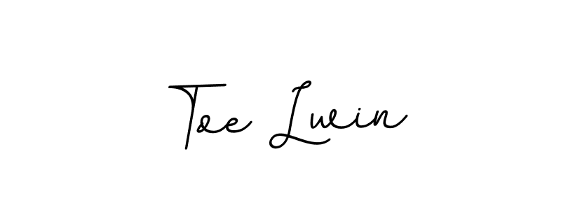 Make a beautiful signature design for name Toe Lwin. Use this online signature maker to create a handwritten signature for free. Toe Lwin signature style 11 images and pictures png