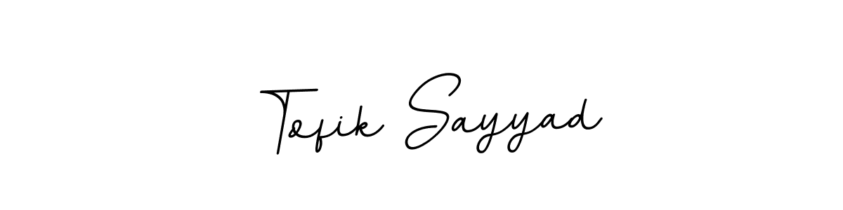 Tofik Sayyad stylish signature style. Best Handwritten Sign (BallpointsItalic-DORy9) for my name. Handwritten Signature Collection Ideas for my name Tofik Sayyad. Tofik Sayyad signature style 11 images and pictures png