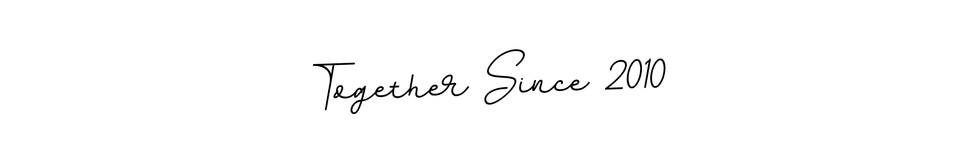 This is the best signature style for the Together Since 2010 name. Also you like these signature font (BallpointsItalic-DORy9). Mix name signature. Together Since 2010 signature style 11 images and pictures png