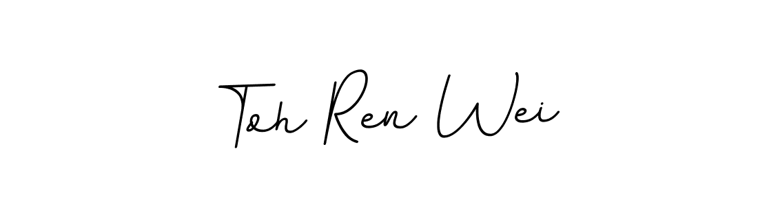 Make a beautiful signature design for name Toh Ren Wei. Use this online signature maker to create a handwritten signature for free. Toh Ren Wei signature style 11 images and pictures png