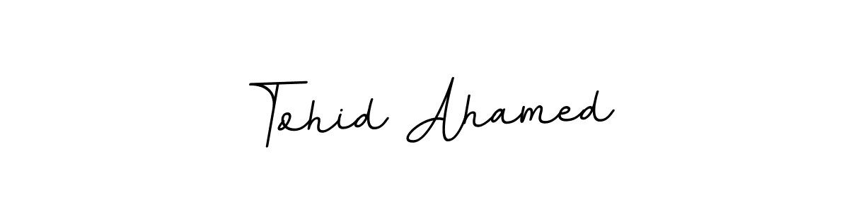 How to Draw Tohid Ahamed signature style? BallpointsItalic-DORy9 is a latest design signature styles for name Tohid Ahamed. Tohid Ahamed signature style 11 images and pictures png