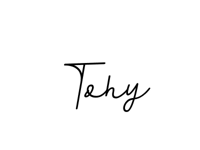 Also we have Tohy name is the best signature style. Create professional handwritten signature collection using BallpointsItalic-DORy9 autograph style. Tohy signature style 11 images and pictures png