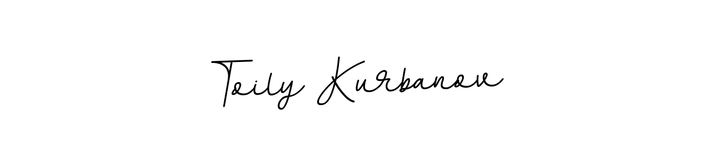 Also we have Toily Kurbanov name is the best signature style. Create professional handwritten signature collection using BallpointsItalic-DORy9 autograph style. Toily Kurbanov signature style 11 images and pictures png