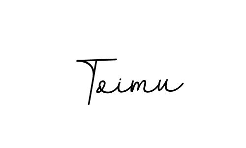 How to make Toimu name signature. Use BallpointsItalic-DORy9 style for creating short signs online. This is the latest handwritten sign. Toimu signature style 11 images and pictures png