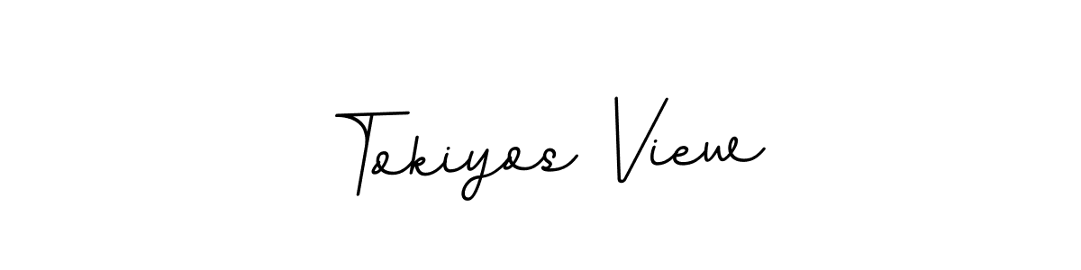 Make a beautiful signature design for name Tokiyos View. With this signature (BallpointsItalic-DORy9) style, you can create a handwritten signature for free. Tokiyos View signature style 11 images and pictures png