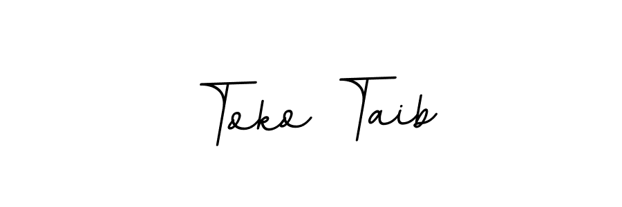 Make a beautiful signature design for name Toko Taib. Use this online signature maker to create a handwritten signature for free. Toko Taib signature style 11 images and pictures png