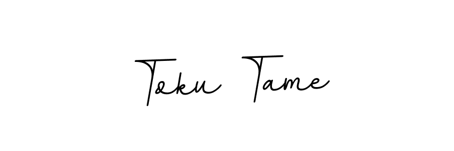 Similarly BallpointsItalic-DORy9 is the best handwritten signature design. Signature creator online .You can use it as an online autograph creator for name Toku Tame. Toku Tame signature style 11 images and pictures png