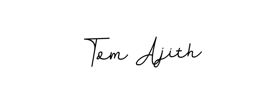 Also You can easily find your signature by using the search form. We will create Tom Ajith name handwritten signature images for you free of cost using BallpointsItalic-DORy9 sign style. Tom Ajith signature style 11 images and pictures png