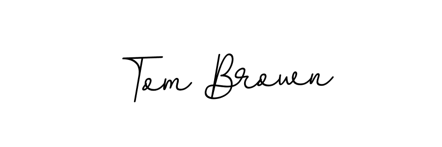 You should practise on your own different ways (BallpointsItalic-DORy9) to write your name (Tom Brown) in signature. don't let someone else do it for you. Tom Brown signature style 11 images and pictures png