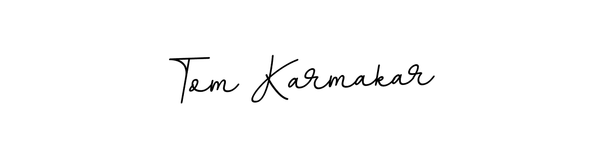 Create a beautiful signature design for name Tom Karmakar. With this signature (BallpointsItalic-DORy9) fonts, you can make a handwritten signature for free. Tom Karmakar signature style 11 images and pictures png