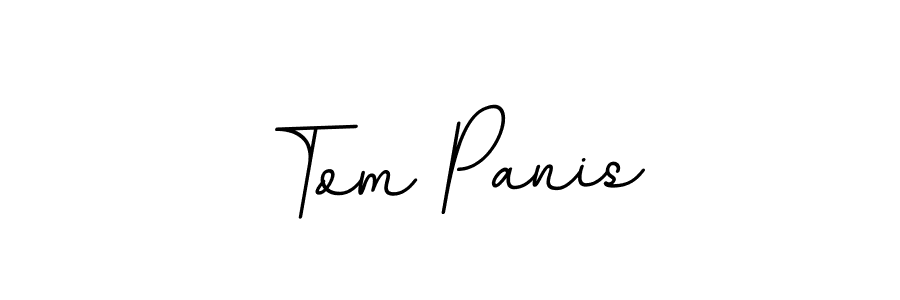 Use a signature maker to create a handwritten signature online. With this signature software, you can design (BallpointsItalic-DORy9) your own signature for name Tom Panis. Tom Panis signature style 11 images and pictures png