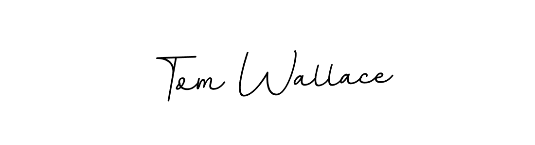 Create a beautiful signature design for name Tom Wallace. With this signature (BallpointsItalic-DORy9) fonts, you can make a handwritten signature for free. Tom Wallace signature style 11 images and pictures png