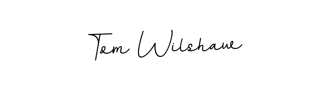 You should practise on your own different ways (BallpointsItalic-DORy9) to write your name (Tom Wilshaw) in signature. don't let someone else do it for you. Tom Wilshaw signature style 11 images and pictures png