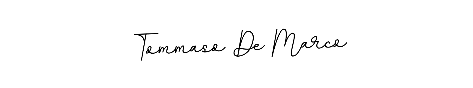 You should practise on your own different ways (BallpointsItalic-DORy9) to write your name (Tommaso De Marco) in signature. don't let someone else do it for you. Tommaso De Marco signature style 11 images and pictures png