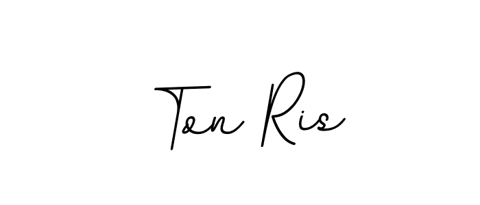 Also we have Ton Ris name is the best signature style. Create professional handwritten signature collection using BallpointsItalic-DORy9 autograph style. Ton Ris signature style 11 images and pictures png