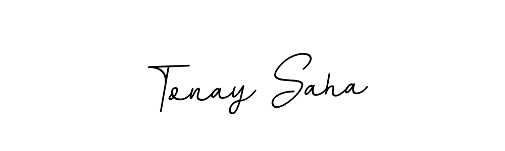 Make a beautiful signature design for name Tonay Saha. Use this online signature maker to create a handwritten signature for free. Tonay Saha signature style 11 images and pictures png