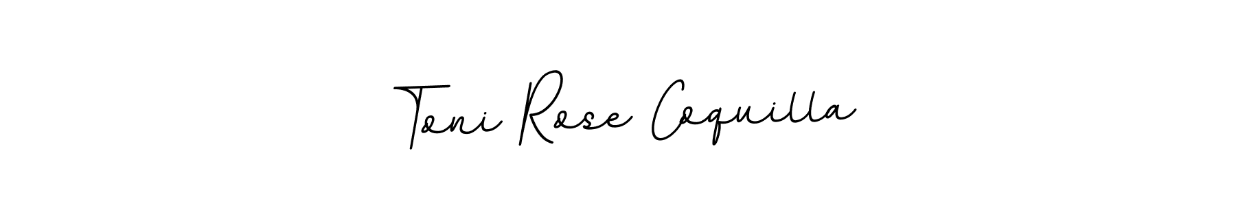 How to make Toni Rose Coquilla signature? BallpointsItalic-DORy9 is a professional autograph style. Create handwritten signature for Toni Rose Coquilla name. Toni Rose Coquilla signature style 11 images and pictures png