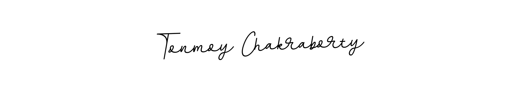 This is the best signature style for the Tonmoy Chakraborty name. Also you like these signature font (BallpointsItalic-DORy9). Mix name signature. Tonmoy Chakraborty signature style 11 images and pictures png