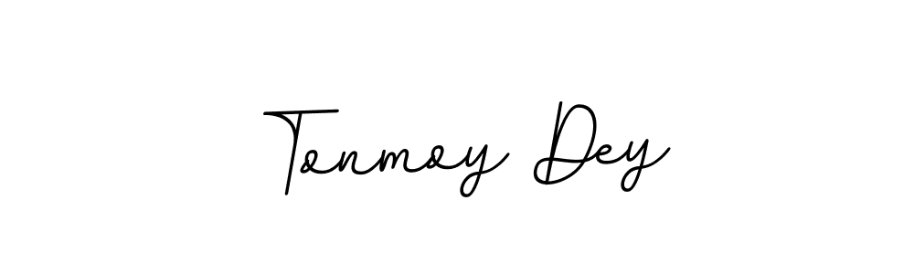 Tonmoy Dey stylish signature style. Best Handwritten Sign (BallpointsItalic-DORy9) for my name. Handwritten Signature Collection Ideas for my name Tonmoy Dey. Tonmoy Dey signature style 11 images and pictures png