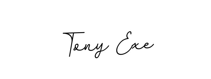 Create a beautiful signature design for name Tony Exe. With this signature (BallpointsItalic-DORy9) fonts, you can make a handwritten signature for free. Tony Exe signature style 11 images and pictures png