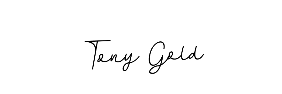 Design your own signature with our free online signature maker. With this signature software, you can create a handwritten (BallpointsItalic-DORy9) signature for name Tony Gold. Tony Gold signature style 11 images and pictures png