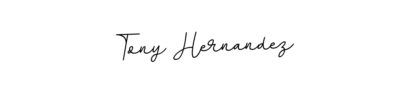 Tony Hernandez stylish signature style. Best Handwritten Sign (BallpointsItalic-DORy9) for my name. Handwritten Signature Collection Ideas for my name Tony Hernandez. Tony Hernandez signature style 11 images and pictures png
