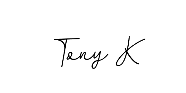 Check out images of Autograph of Tony K name. Actor Tony K Signature Style. BallpointsItalic-DORy9 is a professional sign style online. Tony K signature style 11 images and pictures png