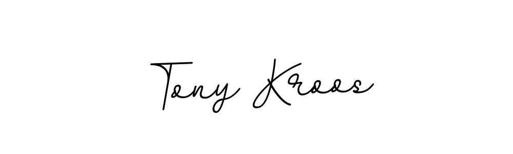 Design your own signature with our free online signature maker. With this signature software, you can create a handwritten (BallpointsItalic-DORy9) signature for name Tony Kroos. Tony Kroos signature style 11 images and pictures png