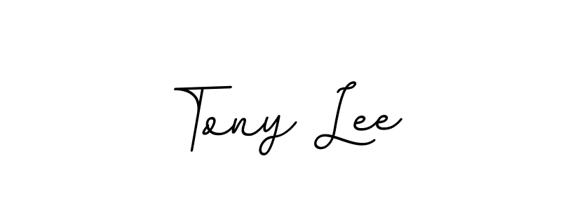 Design your own signature with our free online signature maker. With this signature software, you can create a handwritten (BallpointsItalic-DORy9) signature for name Tony Lee. Tony Lee signature style 11 images and pictures png