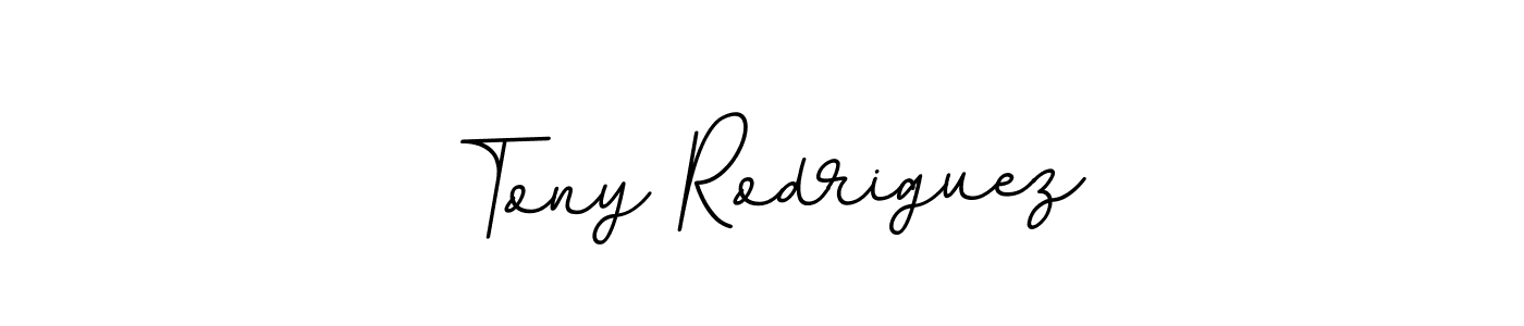 Design your own signature with our free online signature maker. With this signature software, you can create a handwritten (BallpointsItalic-DORy9) signature for name Tony Rodriguez. Tony Rodriguez signature style 11 images and pictures png