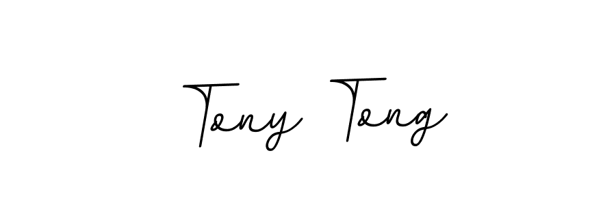 Use a signature maker to create a handwritten signature online. With this signature software, you can design (BallpointsItalic-DORy9) your own signature for name Tony Tong. Tony Tong signature style 11 images and pictures png