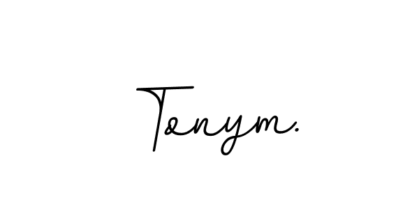 How to Draw Tonym. signature style? BallpointsItalic-DORy9 is a latest design signature styles for name Tonym.. Tonym. signature style 11 images and pictures png