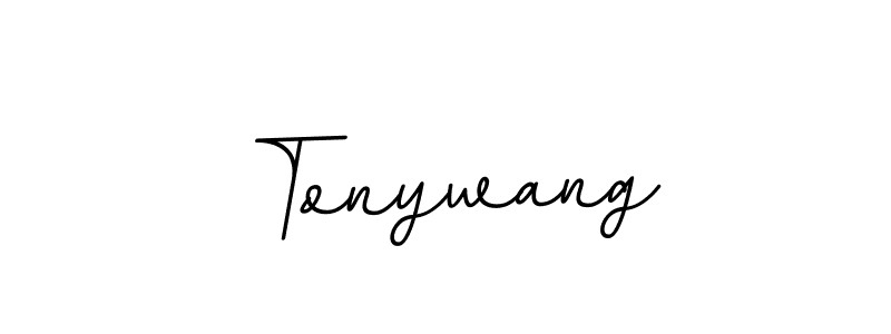 How to Draw Tonywang signature style? BallpointsItalic-DORy9 is a latest design signature styles for name Tonywang. Tonywang signature style 11 images and pictures png