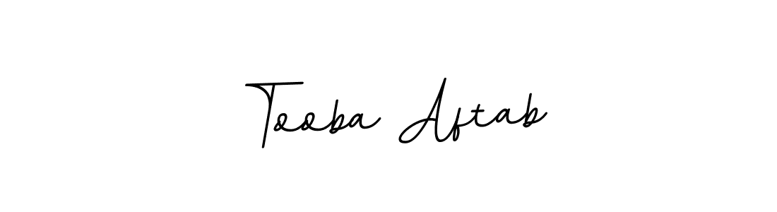 How to make Tooba Aftab name signature. Use BallpointsItalic-DORy9 style for creating short signs online. This is the latest handwritten sign. Tooba Aftab signature style 11 images and pictures png