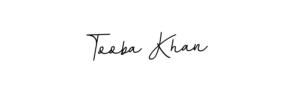 You should practise on your own different ways (BallpointsItalic-DORy9) to write your name (Tooba Khan) in signature. don't let someone else do it for you. Tooba Khan signature style 11 images and pictures png
