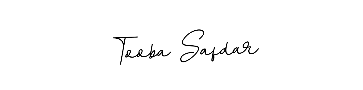 Use a signature maker to create a handwritten signature online. With this signature software, you can design (BallpointsItalic-DORy9) your own signature for name Tooba Safdar. Tooba Safdar signature style 11 images and pictures png