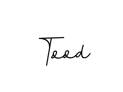 Use a signature maker to create a handwritten signature online. With this signature software, you can design (BallpointsItalic-DORy9) your own signature for name Tood. Tood signature style 11 images and pictures png