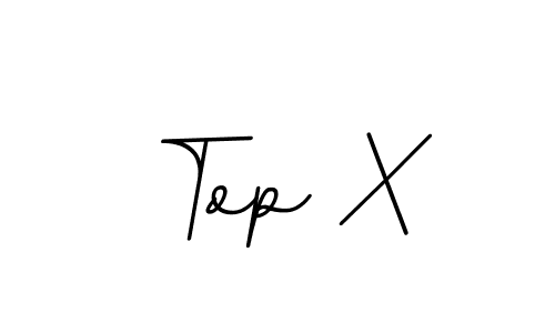 How to make Top X signature? BallpointsItalic-DORy9 is a professional autograph style. Create handwritten signature for Top X name. Top X signature style 11 images and pictures png