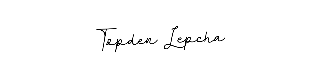if you are searching for the best signature style for your name Topden Lepcha. so please give up your signature search. here we have designed multiple signature styles  using BallpointsItalic-DORy9. Topden Lepcha signature style 11 images and pictures png