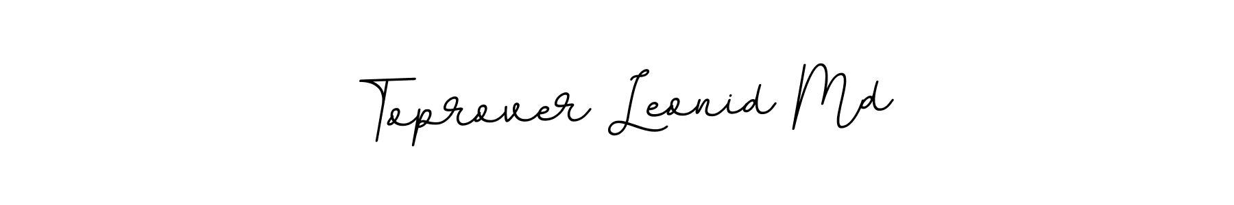 Similarly BallpointsItalic-DORy9 is the best handwritten signature design. Signature creator online .You can use it as an online autograph creator for name Toprover Leonid Md. Toprover Leonid Md signature style 11 images and pictures png