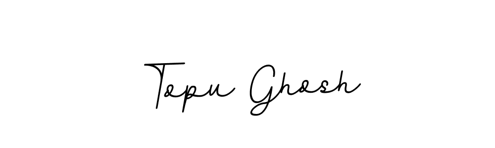 Topu Ghosh stylish signature style. Best Handwritten Sign (BallpointsItalic-DORy9) for my name. Handwritten Signature Collection Ideas for my name Topu Ghosh. Topu Ghosh signature style 11 images and pictures png