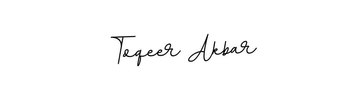 Design your own signature with our free online signature maker. With this signature software, you can create a handwritten (BallpointsItalic-DORy9) signature for name Toqeer Akbar. Toqeer Akbar signature style 11 images and pictures png