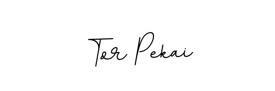 Create a beautiful signature design for name Tor Pekai. With this signature (BallpointsItalic-DORy9) fonts, you can make a handwritten signature for free. Tor Pekai signature style 11 images and pictures png